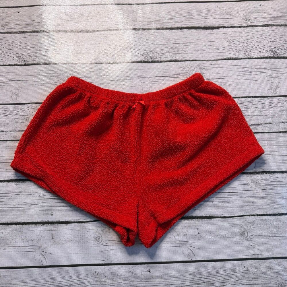 Cute Red Comfy Pajama Sleep Shorts